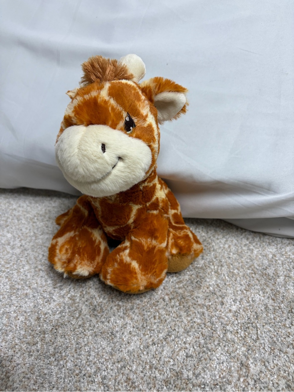 Precious Moments Orange & Cream Giraffe Plush Toy